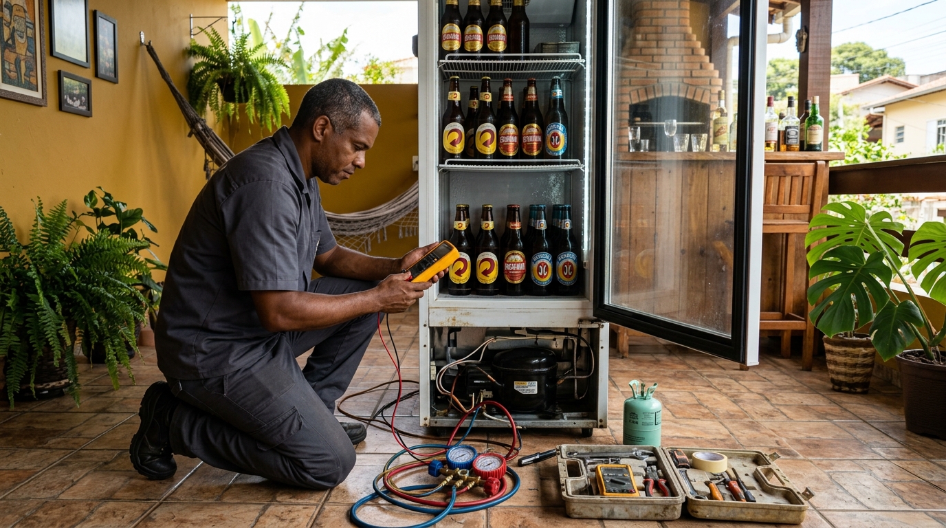 Conserto de placa eletrônica de cervejeira em Vila Velha‑ES